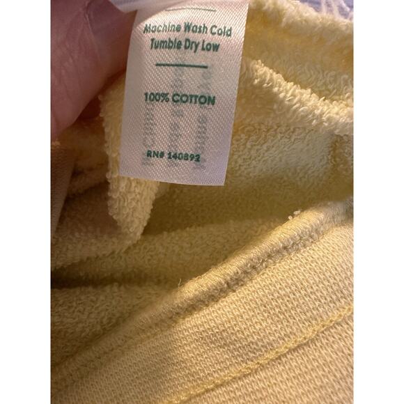 NWT Marine Layer Womens Blake Vintage Terry Joggers Small Sweatpants Pale Banana - Picture 8 of 9